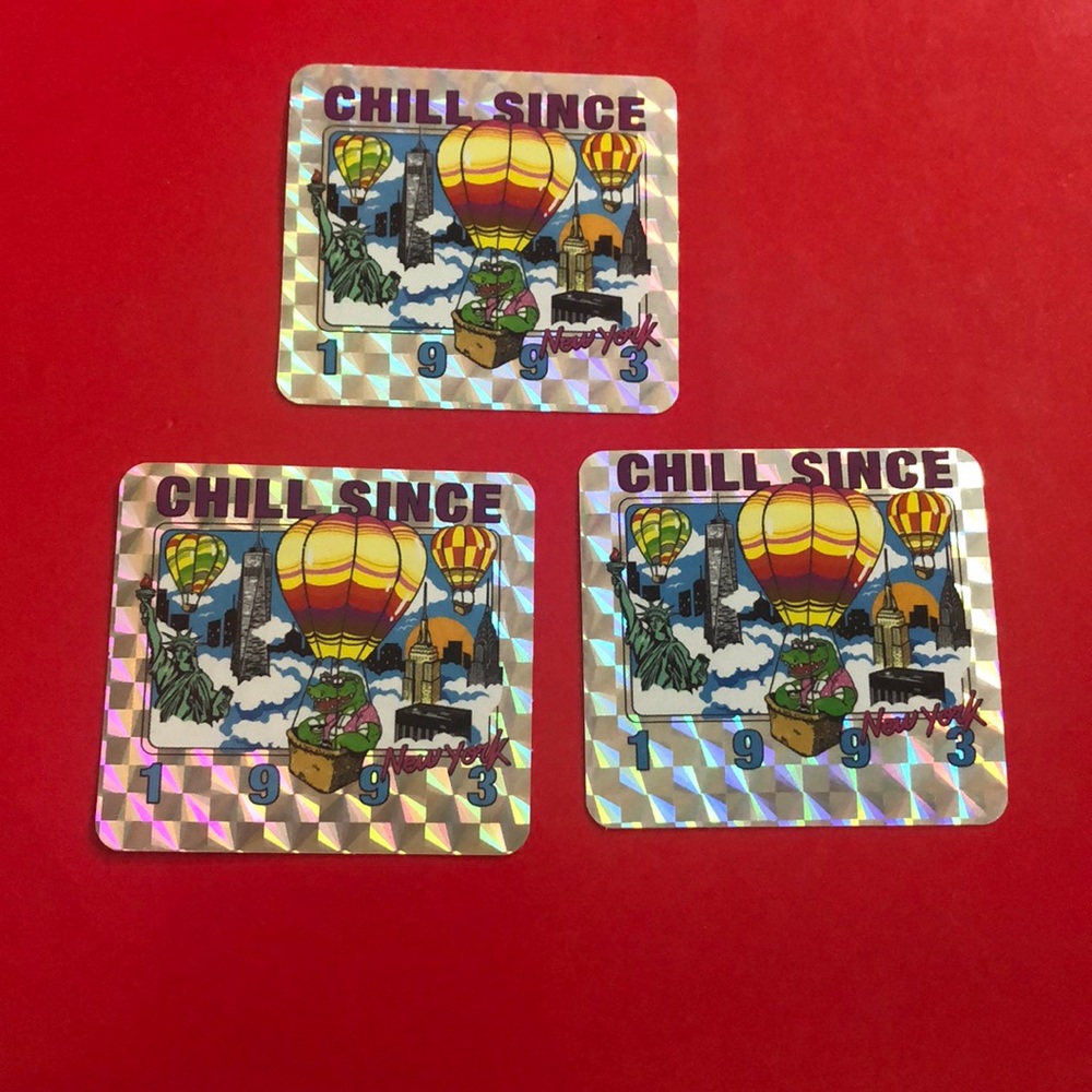 3 Rare Brandy Melville Shiny Stickers